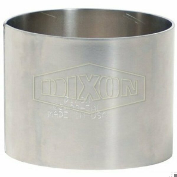 King Crimp Crimp Sleeve, 3 in Nominal, 3-3/4 L x 0.09 in Thick, 304 SS, Domestic, Dixon, Mfr#: CS300-7SS